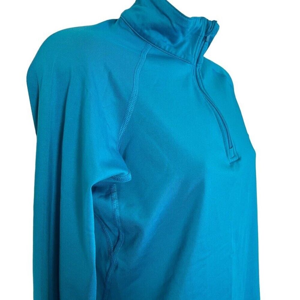 Nike Pro Combat Dri-Fit Fitted Fleece Lined 1/4 Zip Therma Shirt Top Womens M - Picture 2 of 16